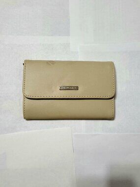 Tan Faux‑Leather Wallet